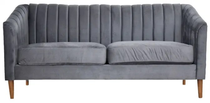 Canapea Belle 208x80x85 cm Material Catifea Albastru