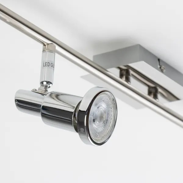 Spot LED 6xGU10/5W/230V crom lucios