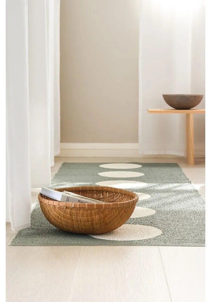 Covor pentru exterior și interior verde 70x90 cm Vera Army – Pappelina