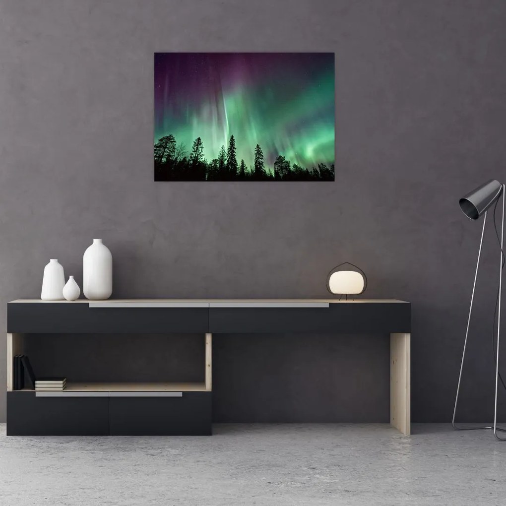 Tablou cu Northern Lights (70x50 cm)