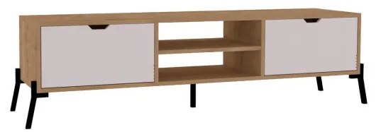 Comoda TV Nost - Sapphire Oak, Alb