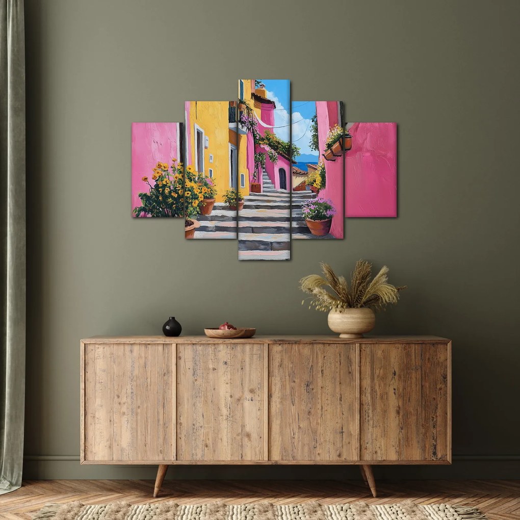 Tablou - Alee roz (150x105 cm)