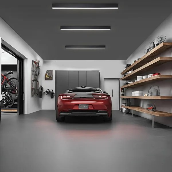 Brilagi - Plafonieră LED pentru baie SLEEKLINE LED/40W/230V, neagră, IP44