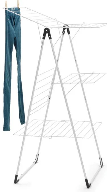 Uscator de rufe camera Brabantia Tower 90300184, 23 m, Pliabil usor, Reglabil, Alb