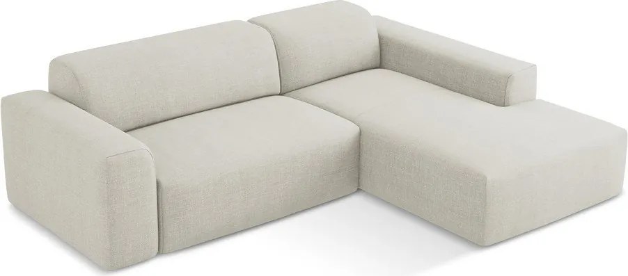 Colțar bej (cu colț pe partea dreaptă/cu șezlong) Keli – Makamii