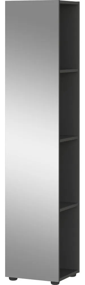 Dulap de baie gri antracit 31x144 cm Vasio – Germania