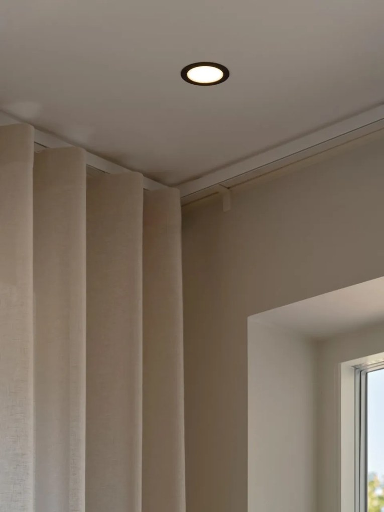 Set de 3 spoturi incastrabile baie IP65 LED Olea negru