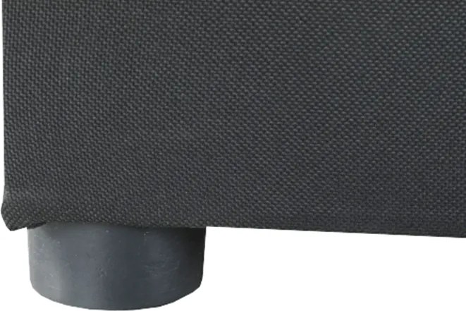 Canapea extensibilă, material textil gri-negru, stânga, LAUREL