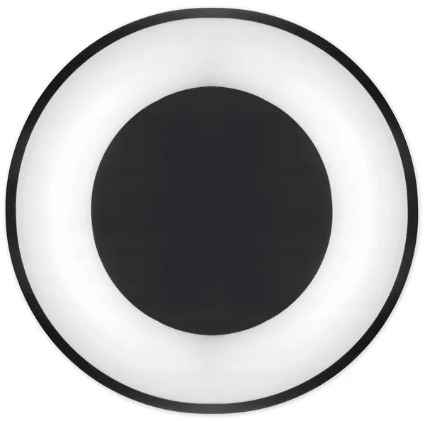 Plafonieră LED dimabilă NOVA LED/54W/230V 3000-6500K neagră + telecomandă