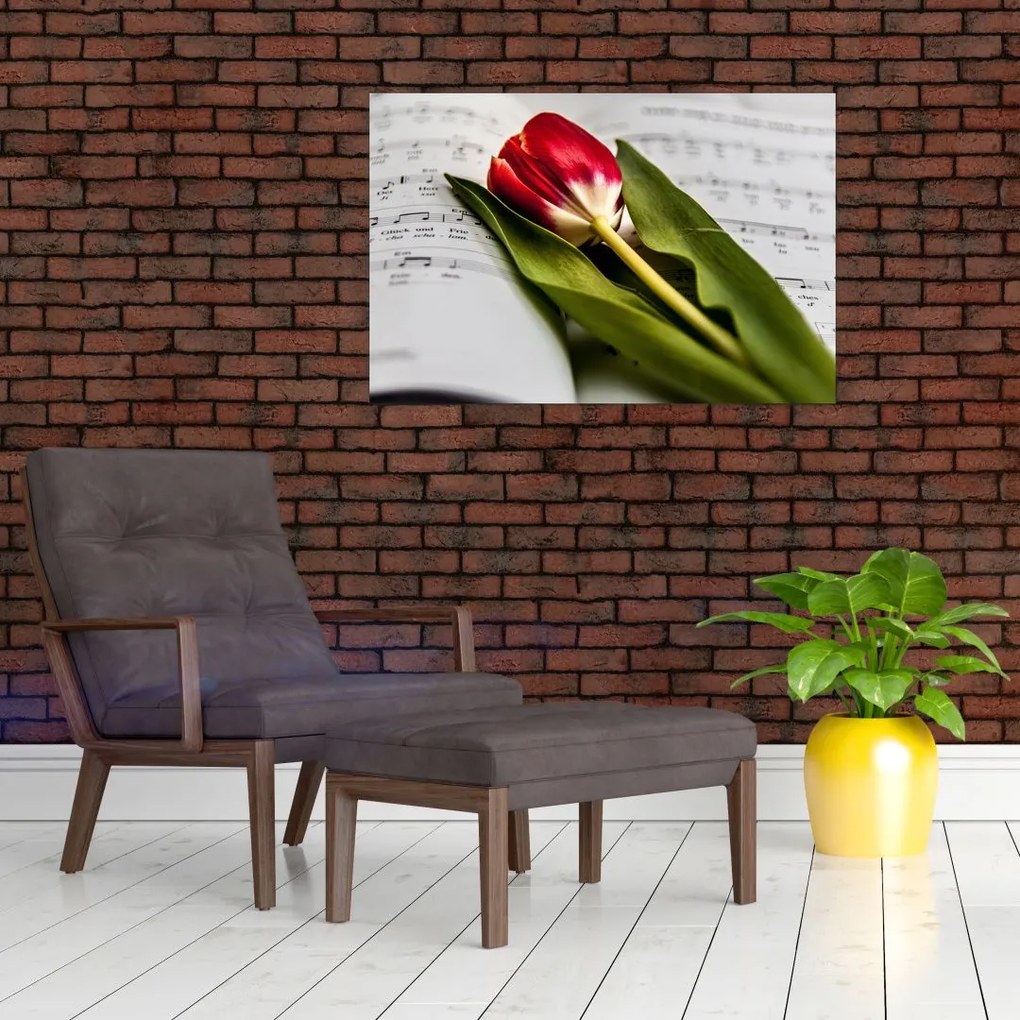 Tablou - Lalea roșie (90x60 cm)