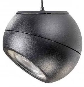 Pendul modern minimalist cu Spot LED directionabil SKYE negru