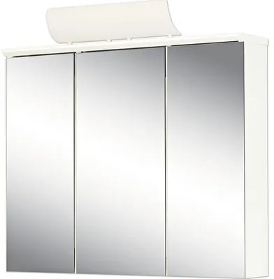 Dulap cu oglinda Jokey Manos, cu iluminare, 72,5x73 cm, alb, IP 20
