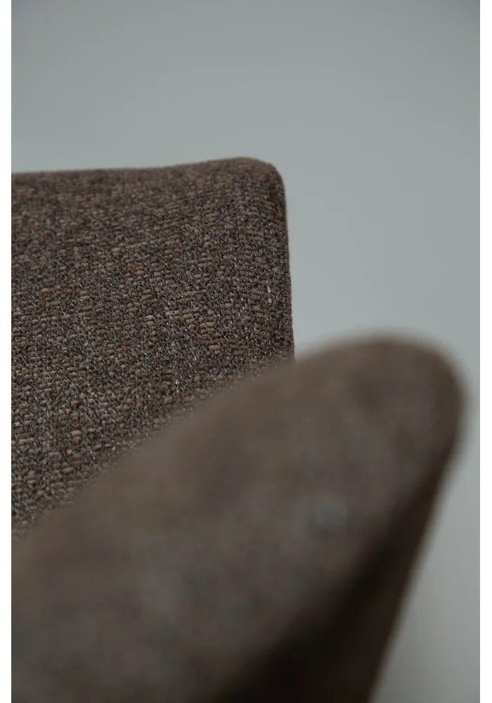 Scaun de bar maro tapițat (înălțime șezut 67,5 cm) Glam – DAN-FORM Denmark