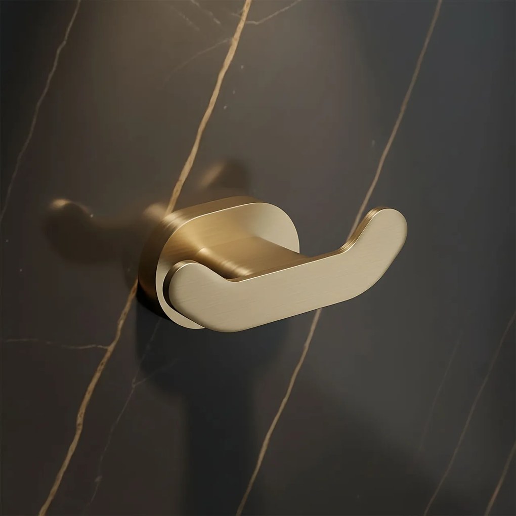 Cuier de baie Til 105 Brush Gold