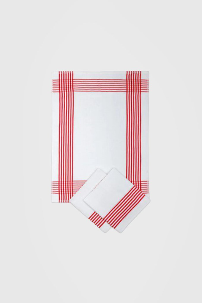 3PACK Prosop de bucătărie Stripes portocaliu