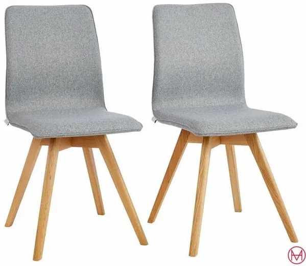 Set 2 scaune Dalea gri 45/55/91 cm