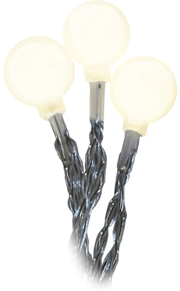 Șirag luminos solar LED Star Trading Balls, 20 becuri, lungime 4,75 m