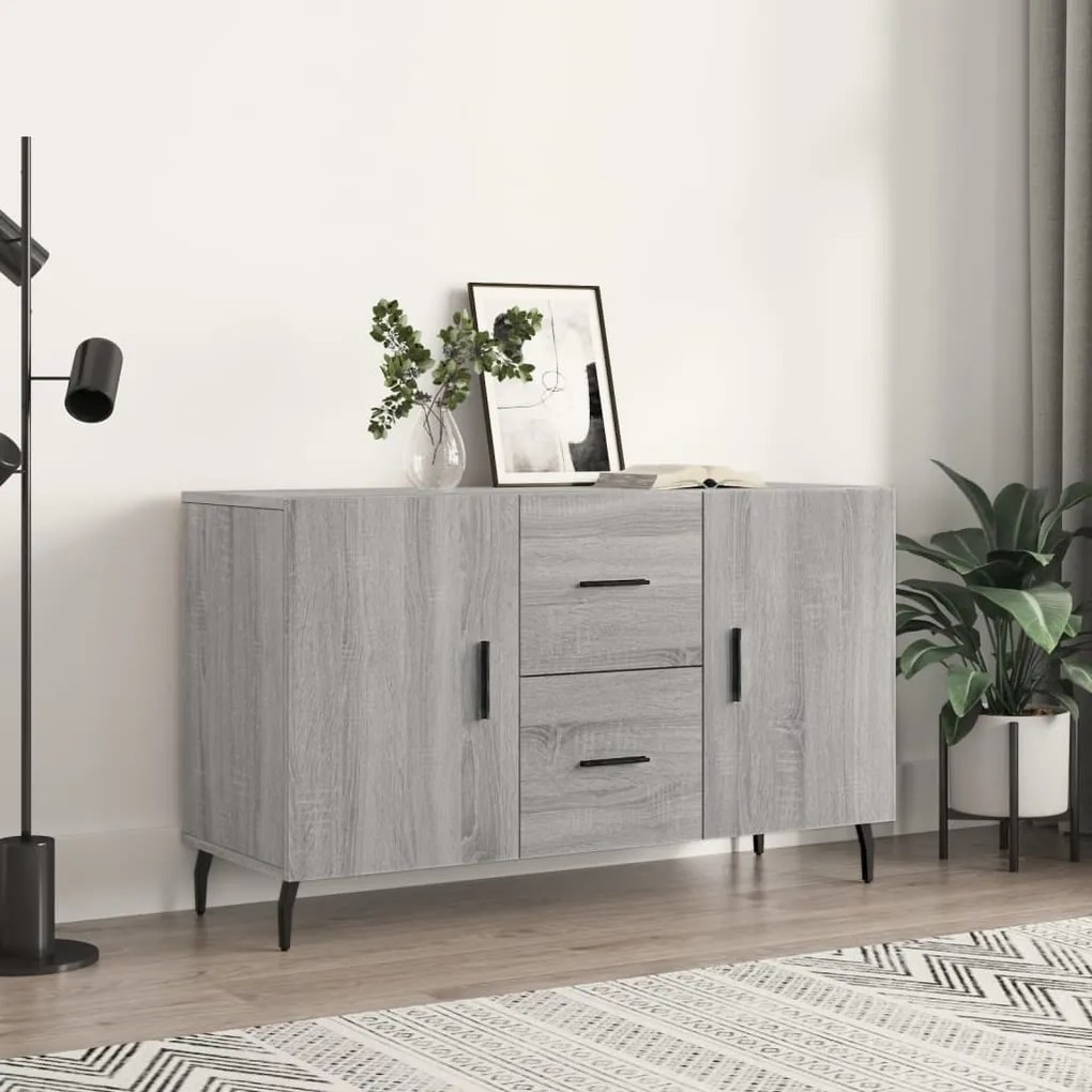 vidaXL Dulap, gri sonoma, 100x36x60 cm, lemn compozit