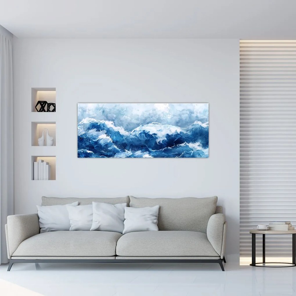 Tablou - Ilustrație a mării (120x50 cm)