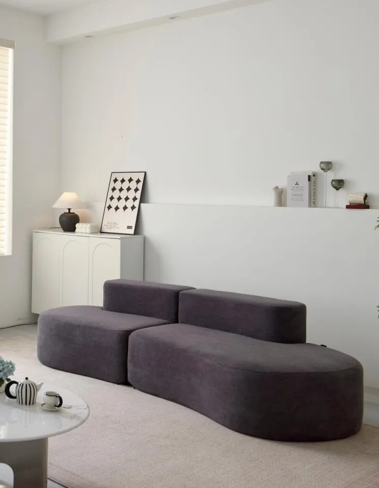 Canapea modulară din spumă cu memorie HD – 200x110x70 cm – design premium și confort inteligent (Culoare: Bleumarin)