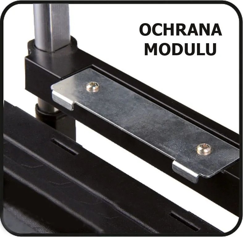 Cărucior pentru scule - 3 secțiuni, 2 sertare