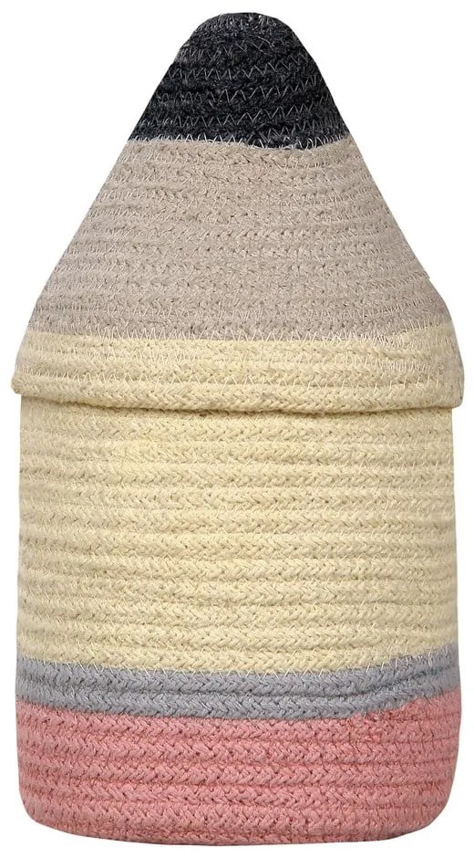 Coș de jucării pentru copii din material textil ø 13x30 cm Pencil Small – Lorena Canals