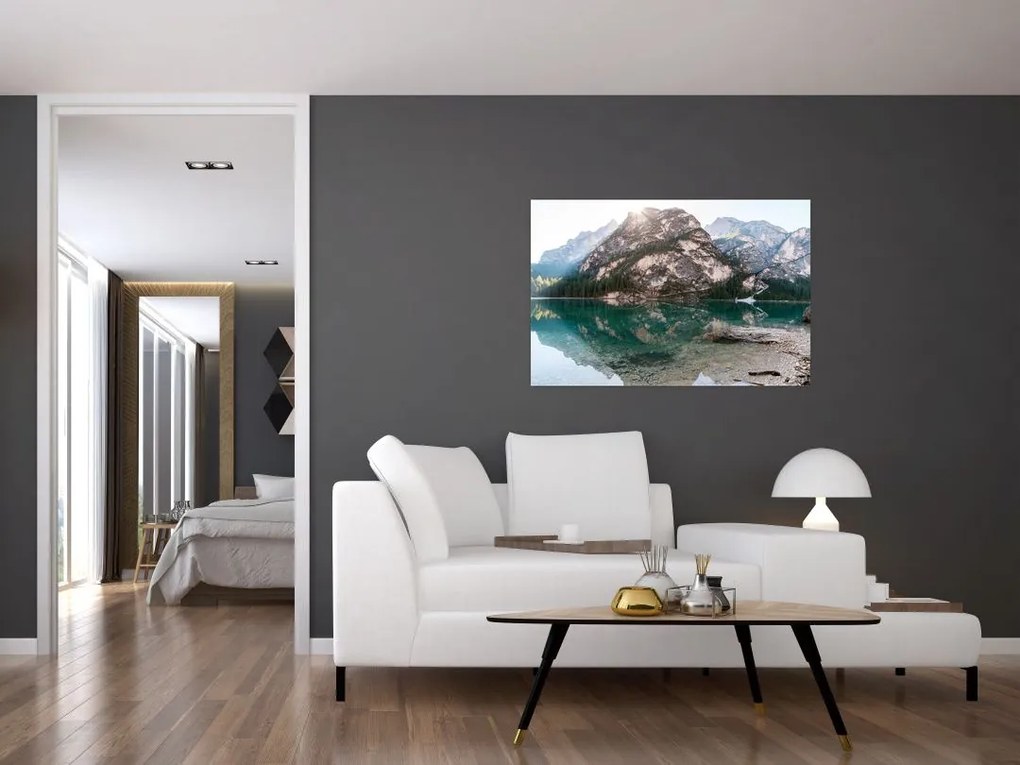 Tablou cu lac montan (90x60 cm)
