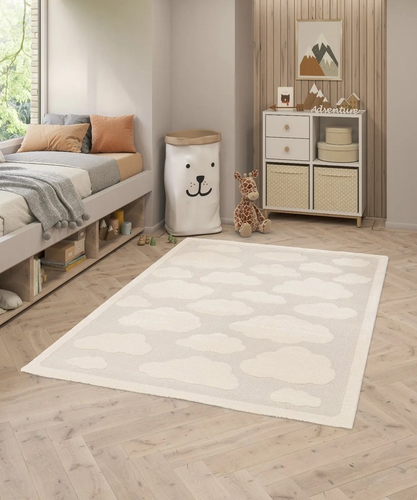 Covor Sufragerie Dormitor, Model Cabo 59627 066 Dreptunghiular, Bej