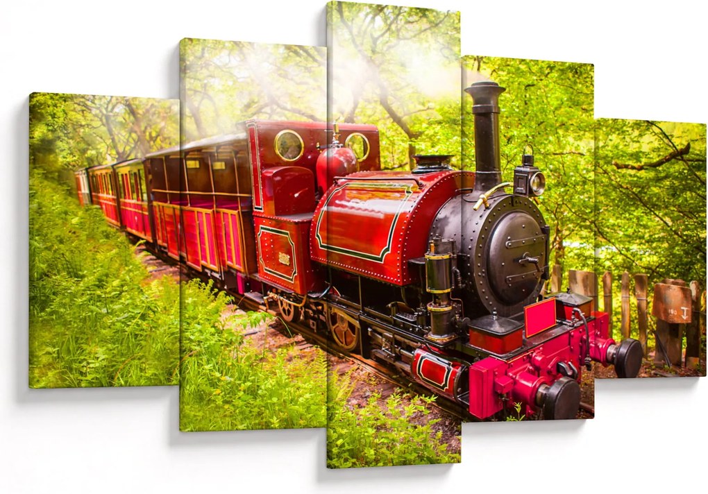Tablou - Tren cu aburi (150x105 cm)