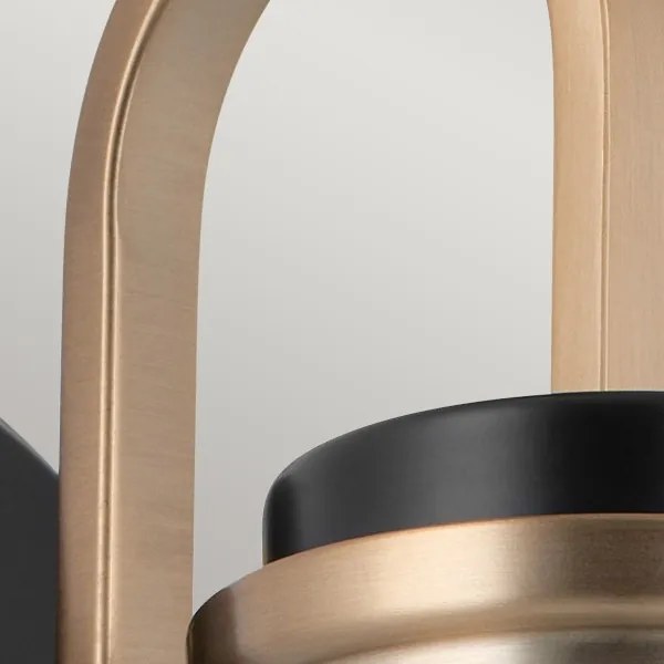 Lampă LED pentru baie Kichler KL-FARUM1-BK FARUM 1xG9/3W/230V negru/alamă