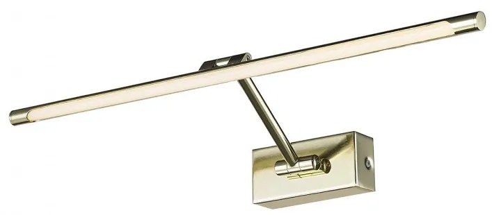 Aplica de perete LED pentru tablou cu brat directionabil DaVinci 58 aurie