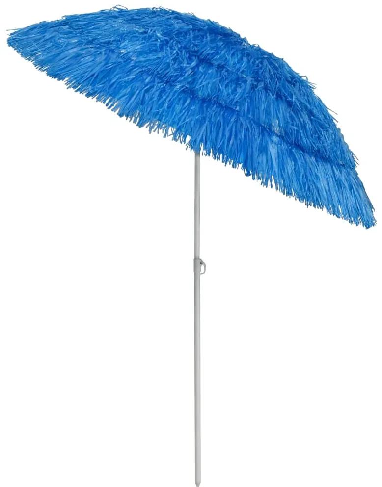 Umbrela de plaja Hawaii, albastru, 180 cm Albastru, 180 cm