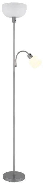 Globo 59947 - Lampă de podea HINTON, 1xE27/40W/230V + 1xE14/25W