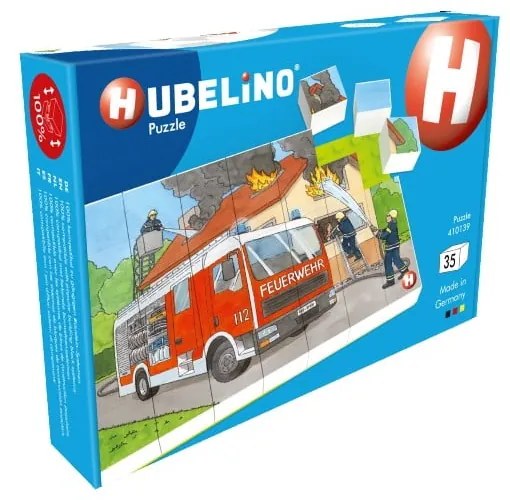 Puzzle pentru copii Pompierii Hubelino