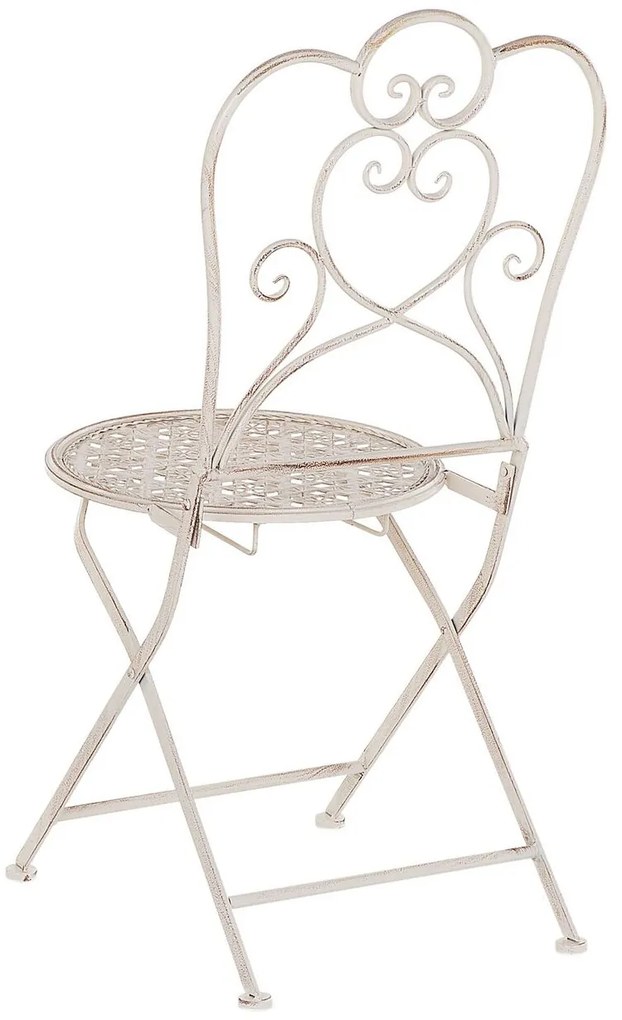 Set 2 buc. scaune de grădină TRAVISO (metal) (bej). 1019170