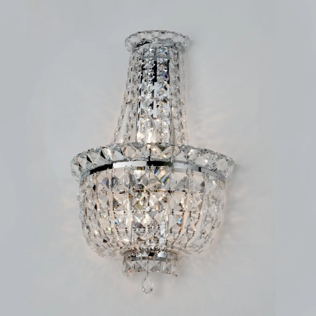 Aplica de perete cristal Swarovski AMBASSADOR crom