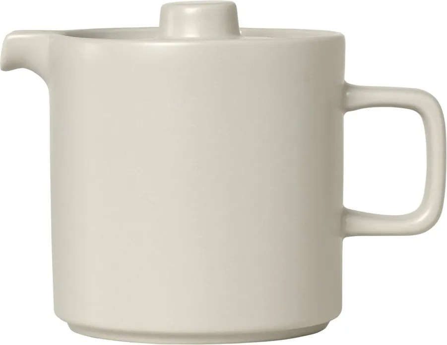Ceainic din ceramică Blomus Pilar, 1 l, alb