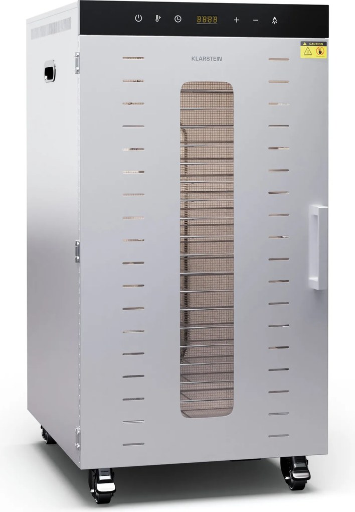 Klarstein Uscător MasterJerky 300, 2 000 W, 30 - 90 °C, cronometru de 24 de ore, oțel inoxidabil