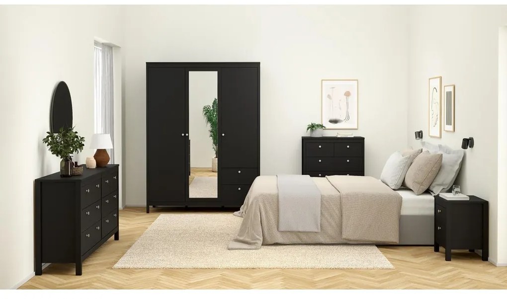 Noptieră Real, negru