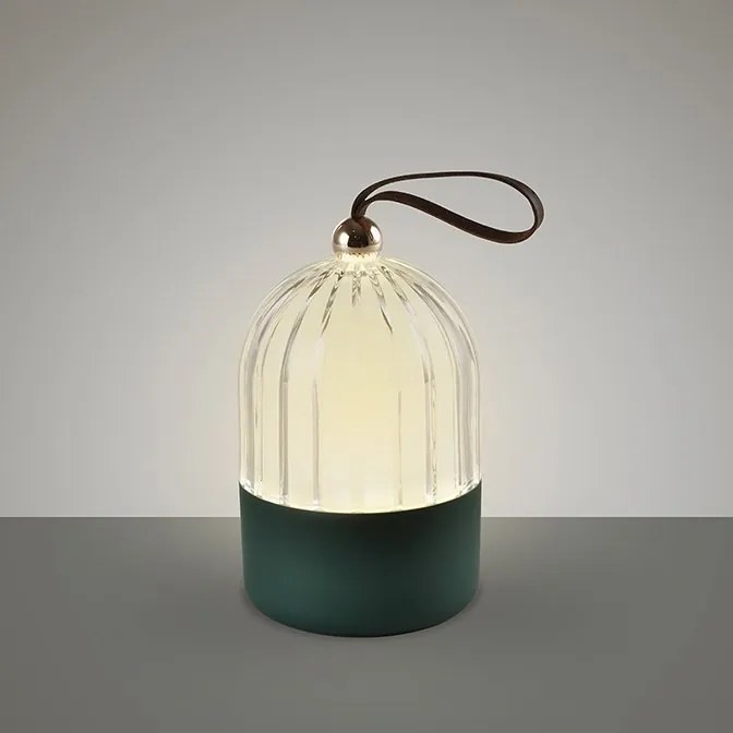 Lampa de masa portabila Chiqui verde