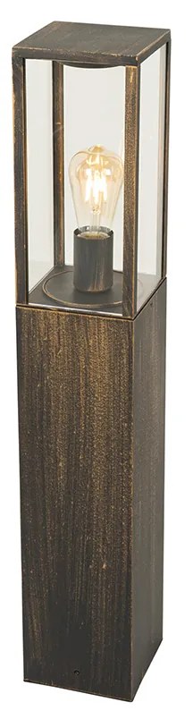 Lampă de podea vintage pentru exterior aur antic 80 cm IP44 - Charlois