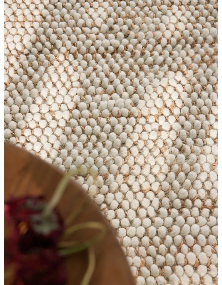 Covor bej țesut manual din amestesc de lână 200x300 cm Peas – Villeroy&amp;Boch