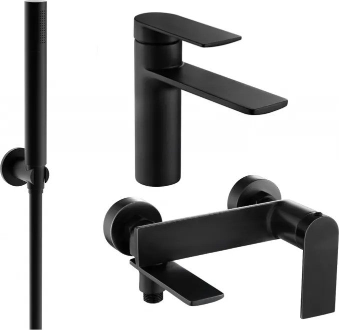 Mexen Zero Set cadă R70, negru - 71103R70-70