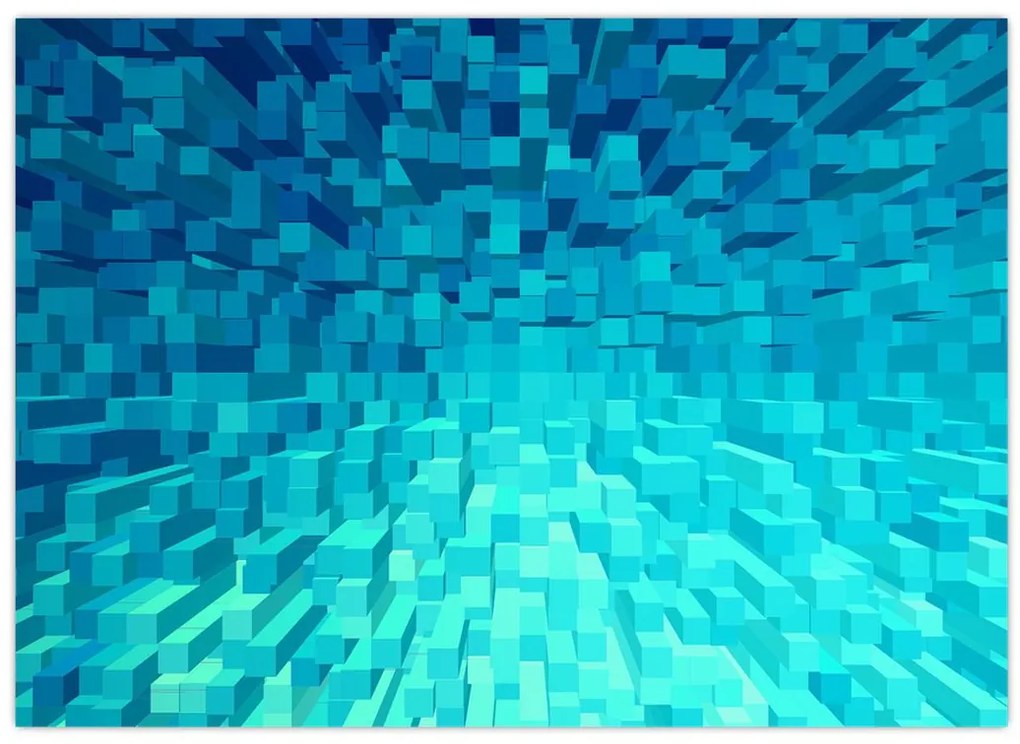 Tabloul - cuburi abstracte (70x50 cm)