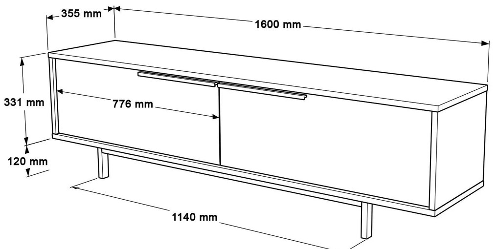 Mobilier living Onnie 19 (Alb) . 1102410
