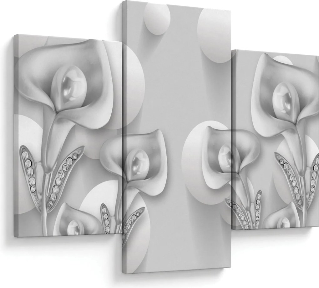 Tablou -Design flori (90x60 cm)