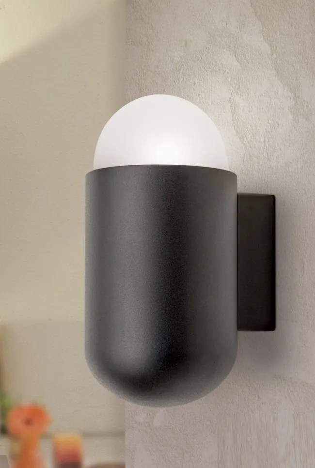 Aplica LED de perete exterior moderna IP44 Nana antracit