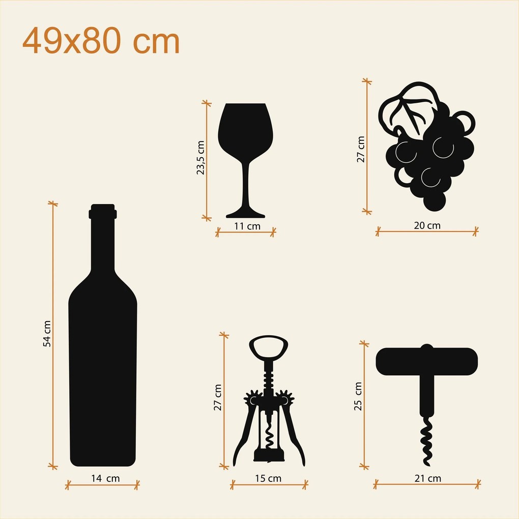DUBLEZ | Decorațiune din lemn - Vin