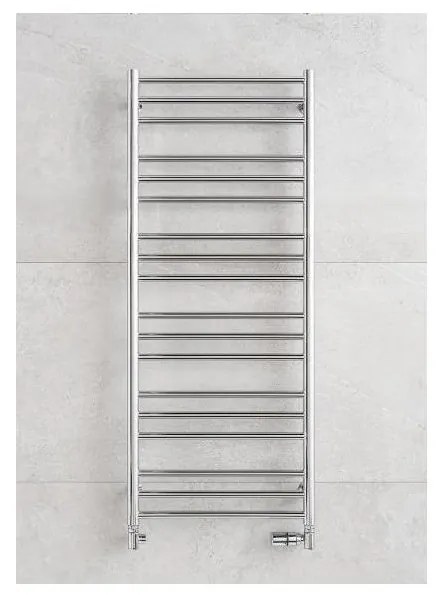 P.M.H. SN4C - Radiator de baie tip scară SORANO, 470 W, 121 cm, crom lucios