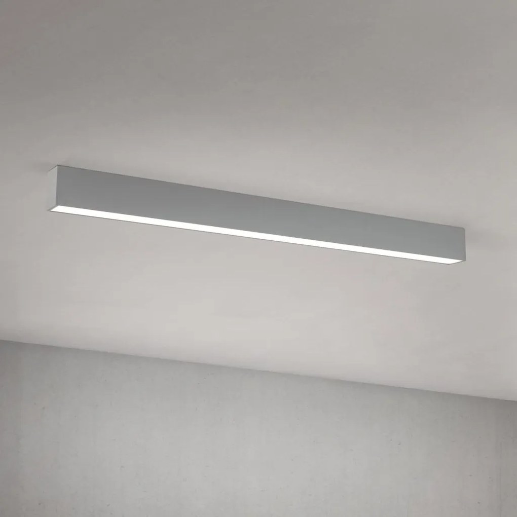 Lustra liniara aplicata/ suspendata LED CCT PALKKI 113cm, argintiu